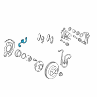 OEM 2014 Toyota Avalon Brake Hose Diagram - 90947-A2030