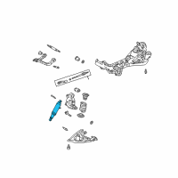 OEM 2005 Pontiac Montana Rear Leveling Shock Absorber Assembly Diagram - 15219512