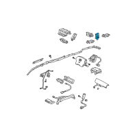 OEM 2005 Honda Odyssey Sensor, Side Impact Diagram - 77970-SHJ-305