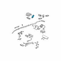 OEM Honda Odyssey Sensor Assy., Side Impact Diagram - 77970-SHJ-D11