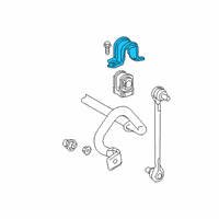 OEM 2020 Lexus ES350 Bracket, STABILIZER Diagram - 48824-06130