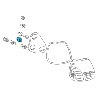 OEM 2002 Toyota Echo Socket Diagram - 90075-60015