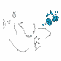 OEM 2016 Nissan NV2500 Pump Assy-Power Steering Diagram - 49110-1PD0B