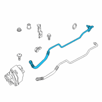 OEM 2016 BMW Z4 Oil Cooling Pipe Outlet Diagram - 17-22-7-585-926