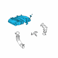 OEM 2002 Toyota RAV4 Air Cleaner Assembly Diagram - 17700-28092