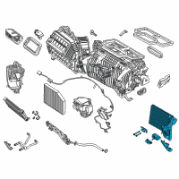 OEM BMW EVAPORATOR WITH EXPANSION VA Diagram - 64-11-9-382-873