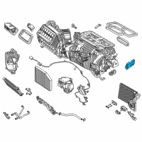 OEM 2018 BMW 740e xDrive Control Unit Air Conditioning Sys. Diagram - 64-11-9-473-542