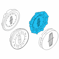 OEM Lincoln Center Cap Diagram - 9H6Z-1130-B