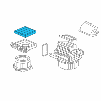 OEM 2008 Honda Fit Element, Filter Diagram - 80291-SAA-316