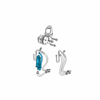 OEM 2009 Dodge Dakota Cooler-Power Steering Diagram - 52029268AC