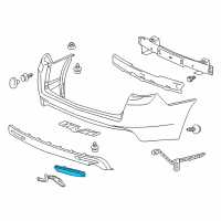 OEM Honda Insight Reflector Assy., L. RR. Diagram - 33555-SLJ-013