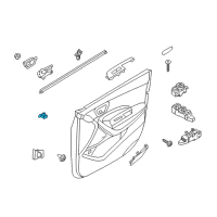 OEM 2017 Hyundai Santa Fe Sport Switch Assembly-Fuel Filler Opener Diagram - 93555-2W000-UU5