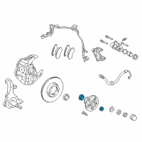 OEM 1996 Toyota Tacoma Bearing Kit Diagram - 04421-35020