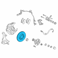 OEM Toyota Tacoma Rotor Diagram - 43512-35290