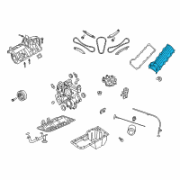 OEM 2004 Dodge Dakota Cover-Cylinder Head Diagram - 53021828AA