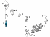 OEM 2020 Toyota Highlander Spark Plug Diagram - 90919-01289