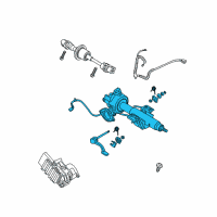 OEM Saturn Steering Column Diagram - 19332845