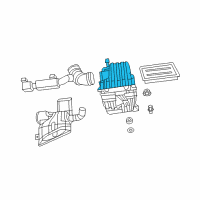 OEM Dodge Cover-Air Cleaner Diagram - 68039727AA