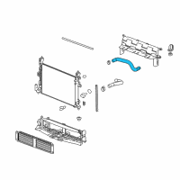 OEM 2020 Chevrolet Bolt EV Upper Hose Diagram - 42492243