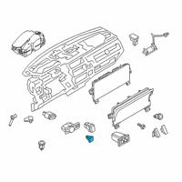 OEM 2018 Lincoln Navigator Switch Assembly Diagram - JL7Z-54432A38-BA