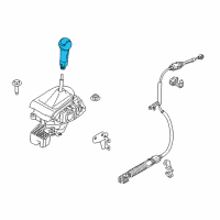 OEM 2019 Ford Mustang Shift Knob Diagram - FR3Z-7213-AC