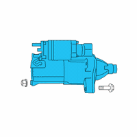 OEM 2017 Dodge Durango Engine Starter Diagram - 56029780AD