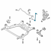 OEM 2018 Lincoln MKZ Stabilizer Link Diagram - DG9Z-5K484-A