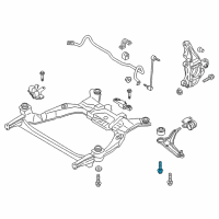 OEM 2017 Ford Fusion Lower Control Arm Mount Bolt Diagram - -W715672-S439