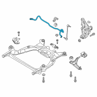 OEM Ford Stabilizer Bar Diagram - DG9Z-5482-D