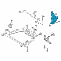 OEM 2013 Ford Fusion Knuckle Diagram - DG9Z-3K185-B