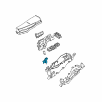 OEM 2021 Lexus ES350 Cover, Relay Block Diagram - 82661-33050