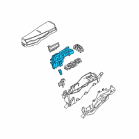 OEM 2020 Lexus ES350 Block Assembly, Fuse Diagram - 82610-33130