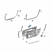 OEM 2018 Lexus LC500 Seal, Front Door Division Diagram - 67533-11010