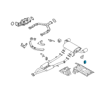 OEM 2011 Infiniti FX50 Mounting Assy-Exhaust Diagram - 20640-1CA0A