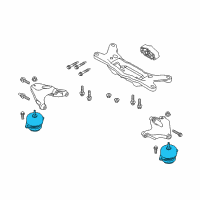 OEM 2011 Ford Mustang Mount Diagram - BR3Z-6038-B