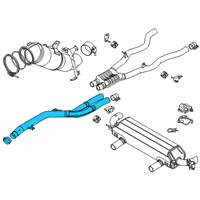 OEM 2021 BMW 840i FRONT PIPE Diagram - 18-30-8-744-798