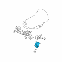 OEM 2007 Jeep Commander Bracket-Engine Mounting Diagram - 52090300AF