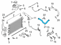 OEM 2022 Lincoln Corsair By-Pass Hose Diagram - K2GZ-8597-A