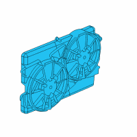 OEM 2007 Chevrolet Cobalt Fan Assembly Diagram - 22718765