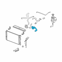 OEM 2010 Chevrolet Malibu Hose-Generator Control Module Coolant Pmp Diagram - 25909894