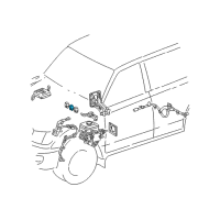 OEM 2003 Toyota Land Cruiser ABS Relay Diagram - 88263-24030