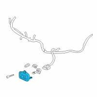 OEM 2000 Oldsmobile Bravada Lamp Asm-Front Fog Diagram - 5978202