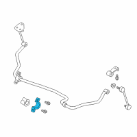 OEM 2019 Nissan NV2500 Clip-Stabilizer Mounting Diagram - 56233-1PA0A