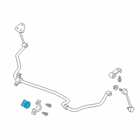 OEM 2018 Nissan Titan Bush-Rear Stabilizer Diagram - 56243-1PA1A