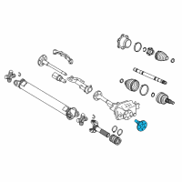 OEM 2018 Chevrolet Suburban Intermed Shaft Diagram - 22876135