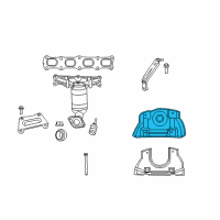 OEM Jeep Shield-Exhaust Manifold Diagram - 4693326AC