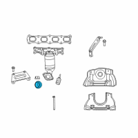 OEM 2017 Jeep Compass Gasket-Catalytic Converter Diagram - 5105615AB