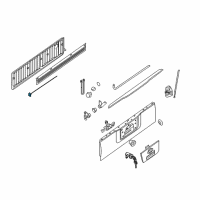 OEM 2004 Nissan Titan Lock Assembly-Rear Gate, Left Diagram - 90501-ZJ00A