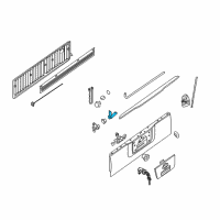 OEM 2004 Nissan Titan Hinge Assy-Rear Gate, LH Diagram - 93481-7S200