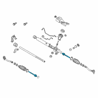 OEM 2016 Kia Sedona Joint Assembly-Inner Ball Diagram - 57724A9000